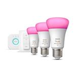 Kit de Inicio Philips Hue E27 Bluetooth White and Color X3 + Bridge + Dimmer Switch